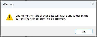 Image showing the warning that appears when you change the state of year date.